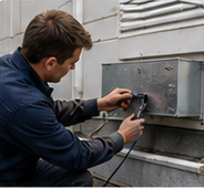 Equipment troubleshooting visit