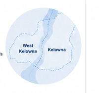 Kelowna and West Kelowna service area visual